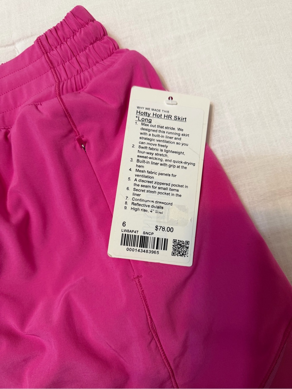 Lululemon Pink Hotty Hot Tennis Skirt - Picture 2 of 3